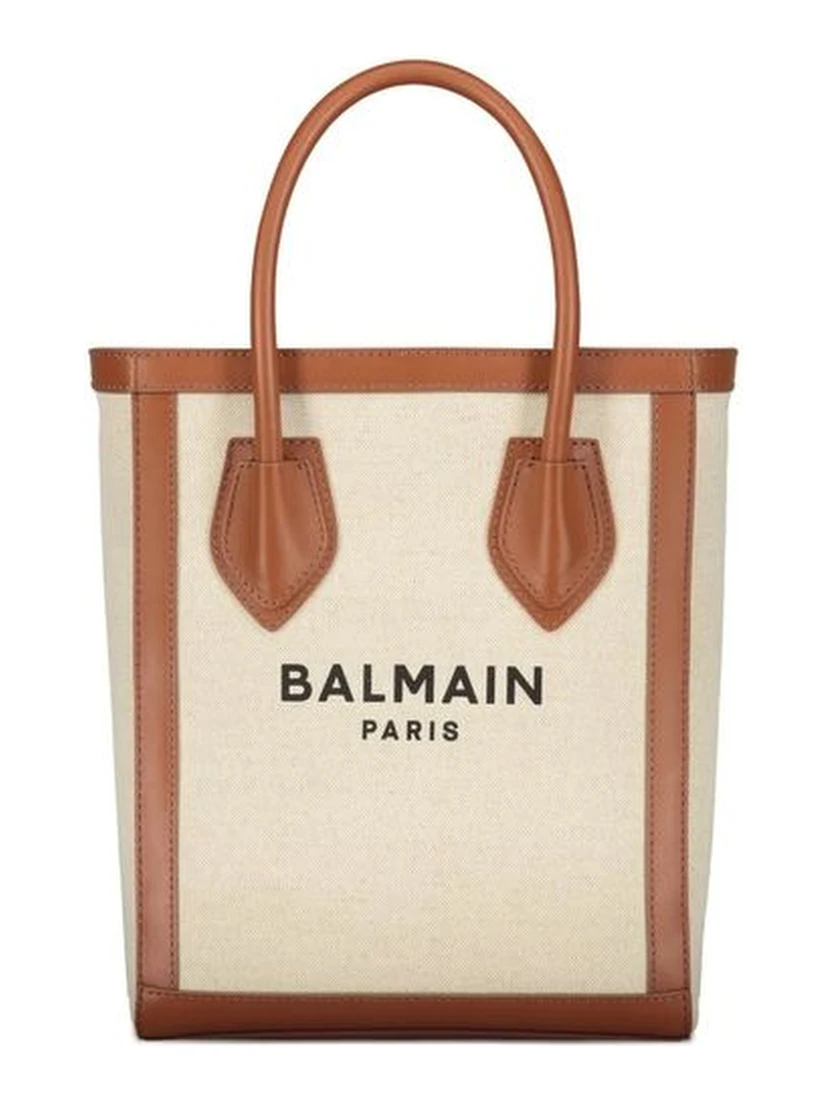 Brown Cotton Tote Bag