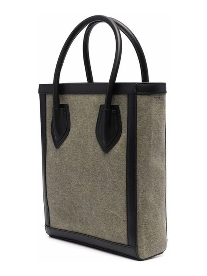 Bicolor Cotton Tote Bag