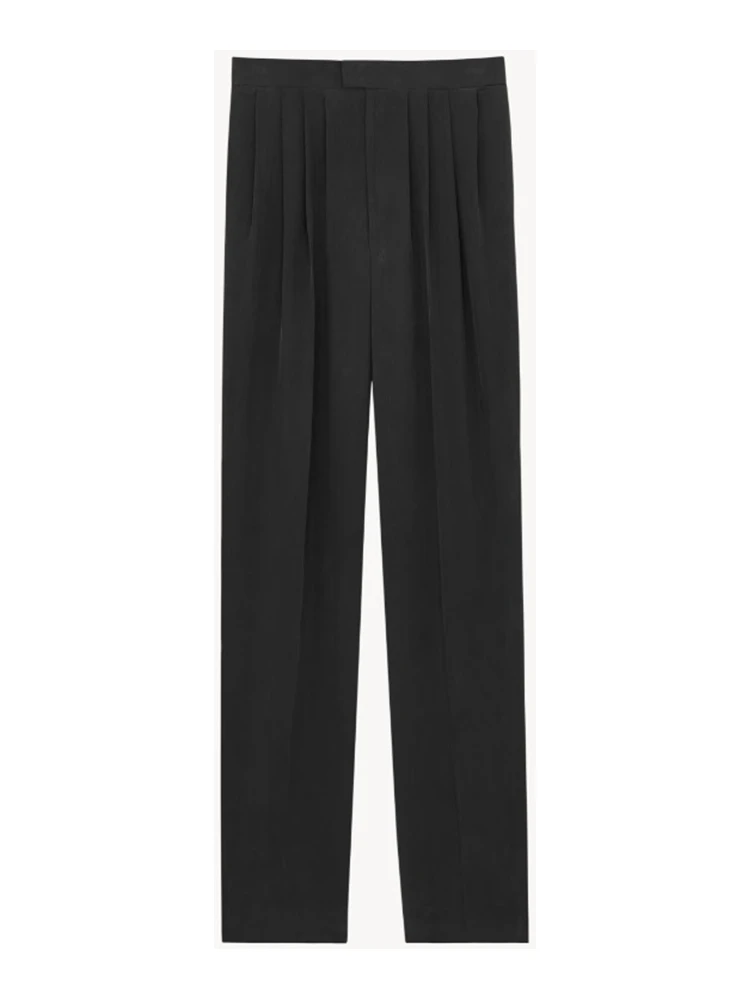 Habotai silk pants