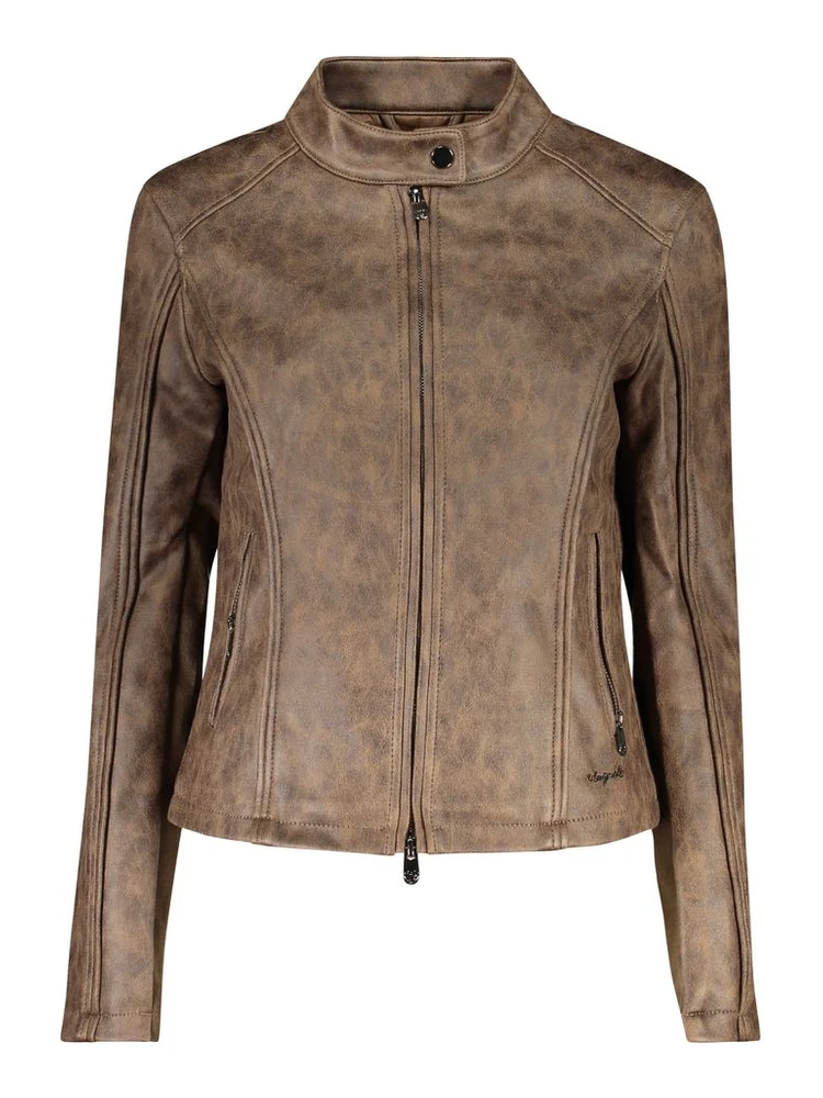 Verde Poliuretano Women Jacket