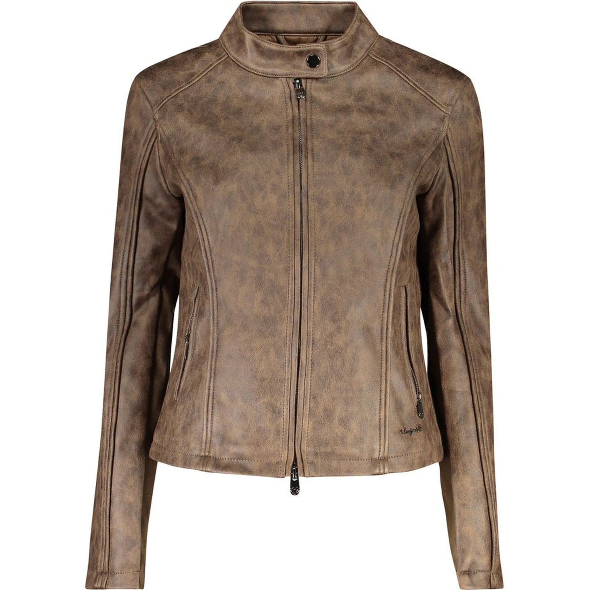Verde Poliuretano Women Jacket