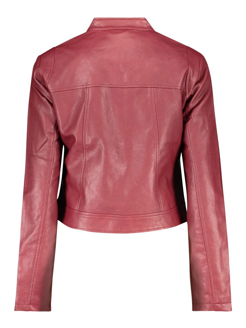 Rosso Polyurethane Women Jacket