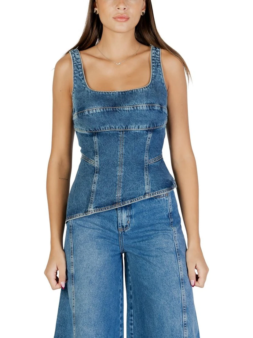 Blue Cotton Top
