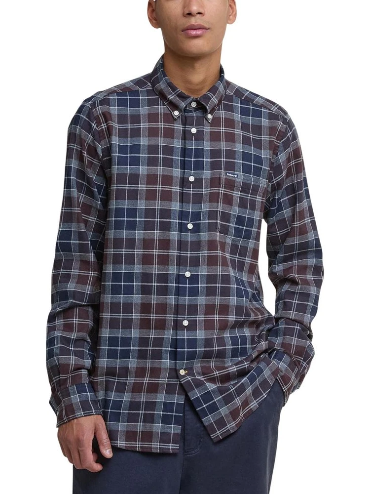 Bicolor Cotton Pattern Shirt