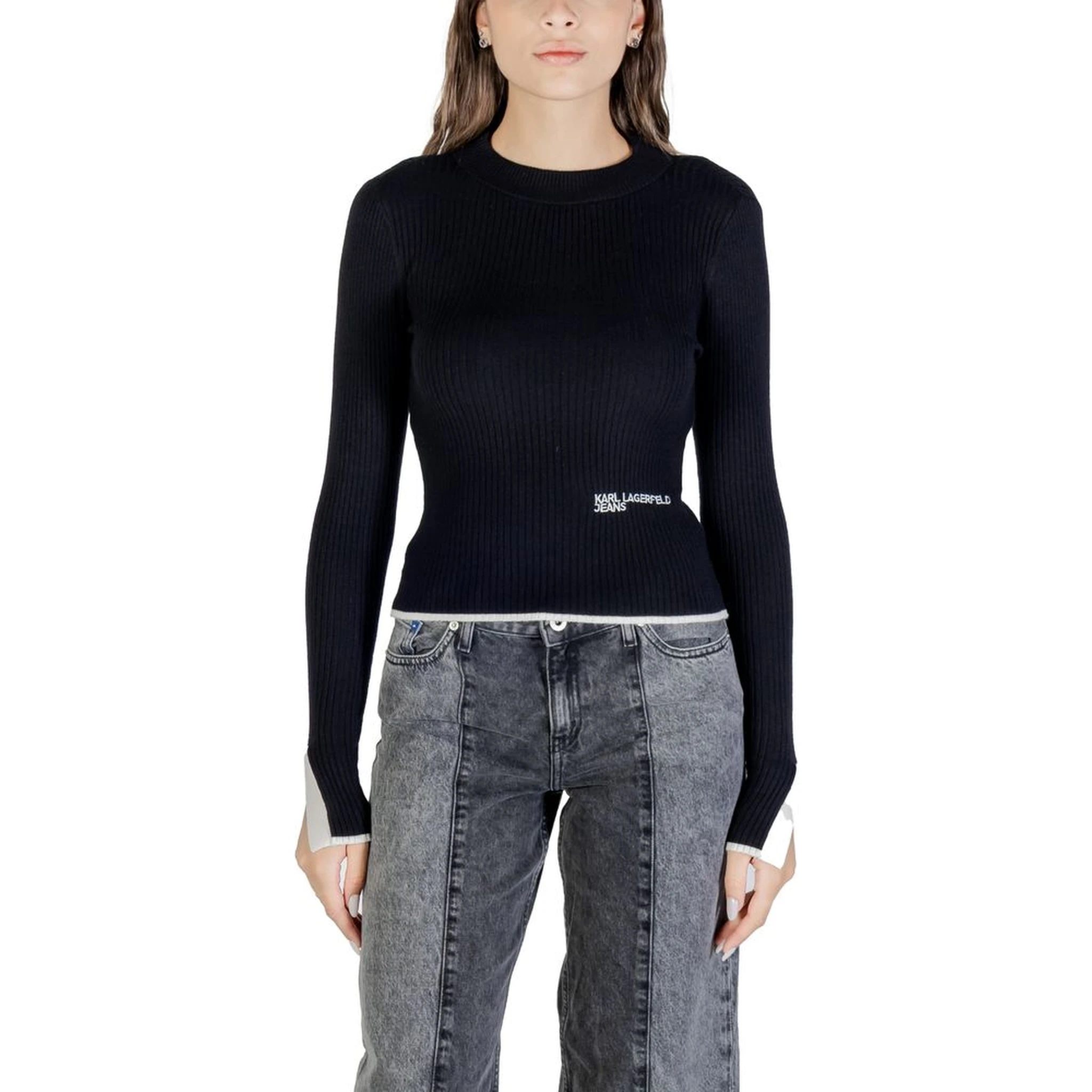 Black Viscose Sweatshirt