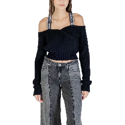 Black Cotton Sweatshirt