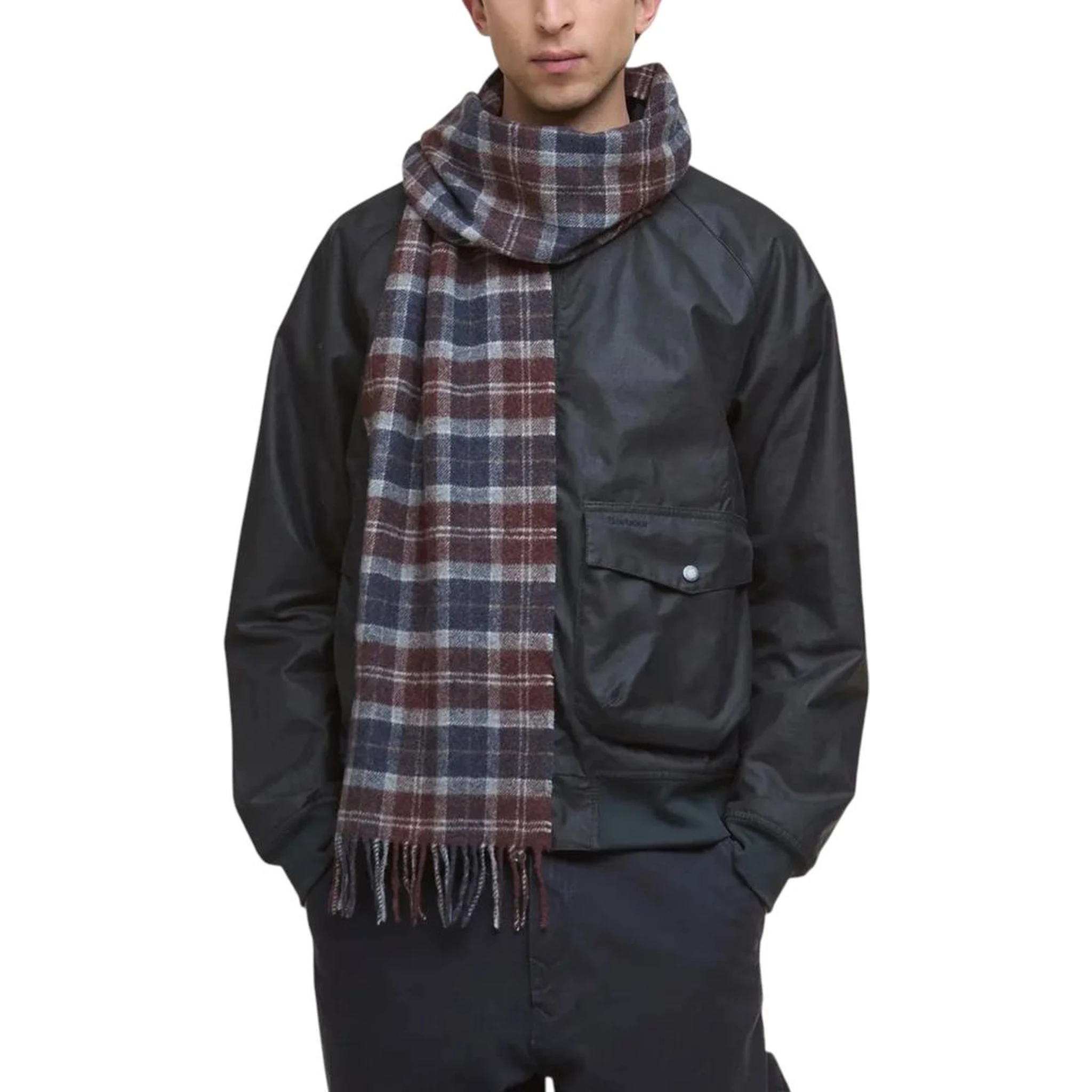 Bicolor Wool Scarf