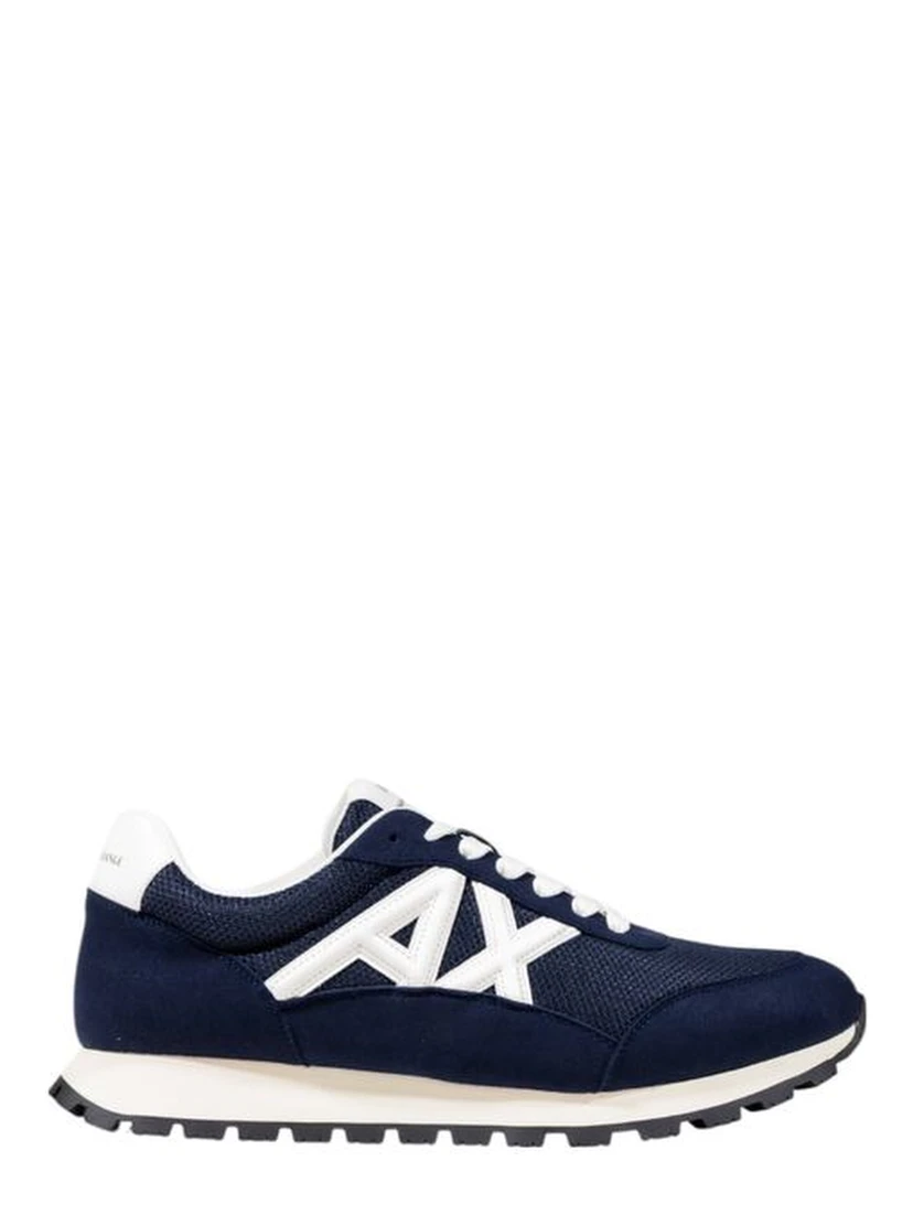 Bicolor Polyester Athletic Sneakers