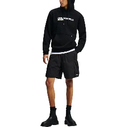Black Cotton Hoodie