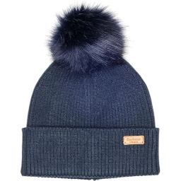 Blue Viscose Beanie