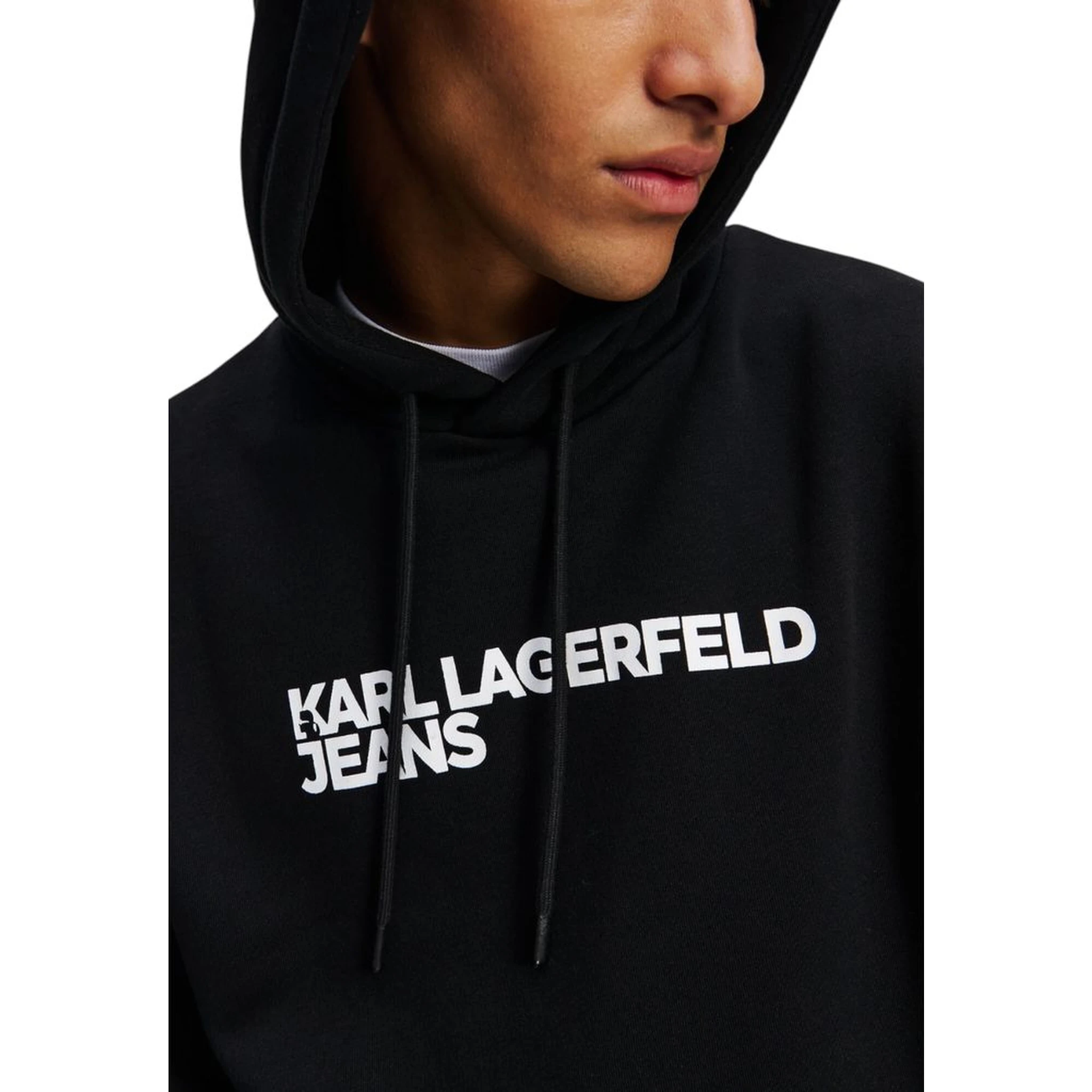 Black Cotton Hoodie
