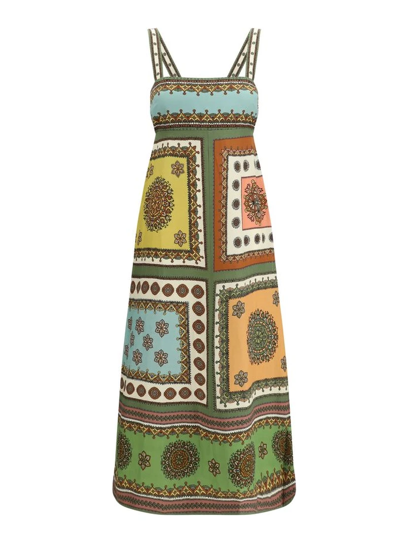 Multicolor Viscose Casual Dress