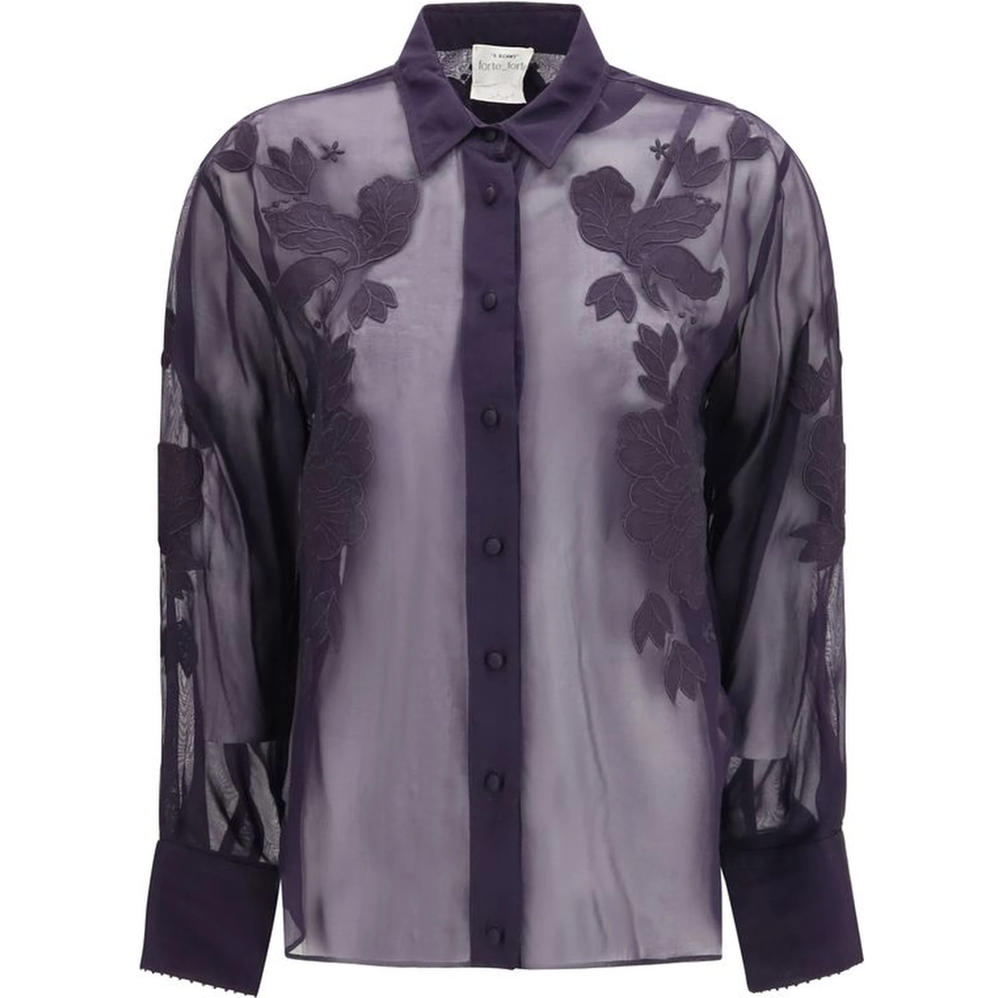 Blue Viscose Blouse