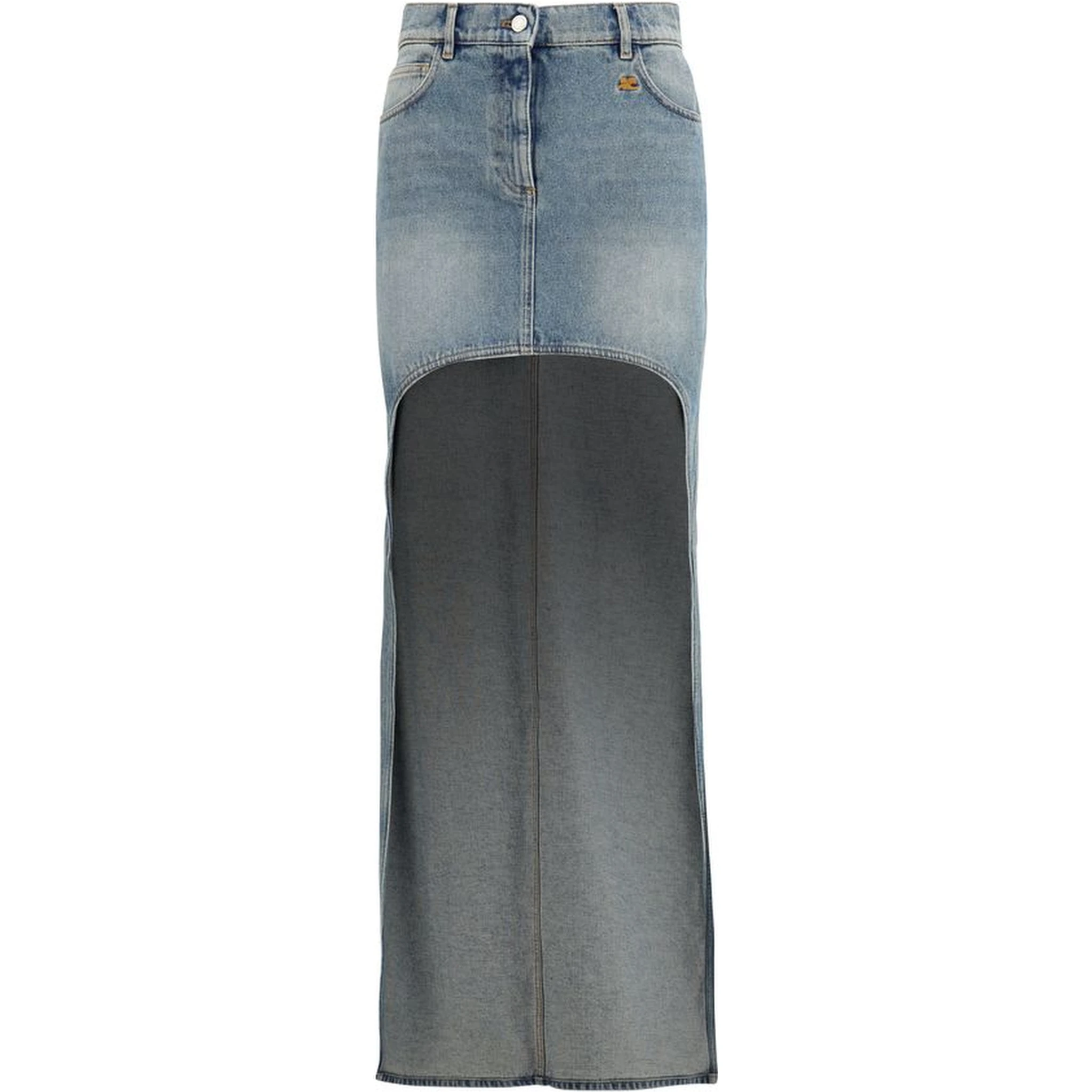 Blue Denim Skirt