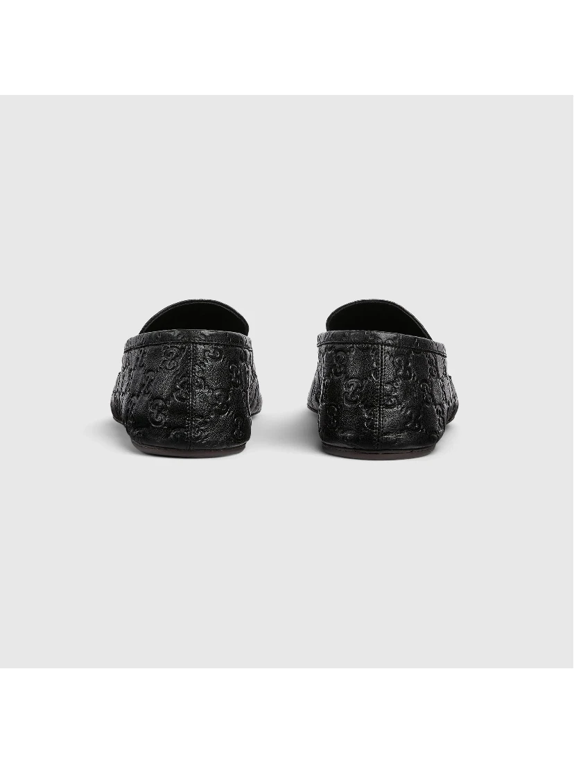 Leather GG loafers