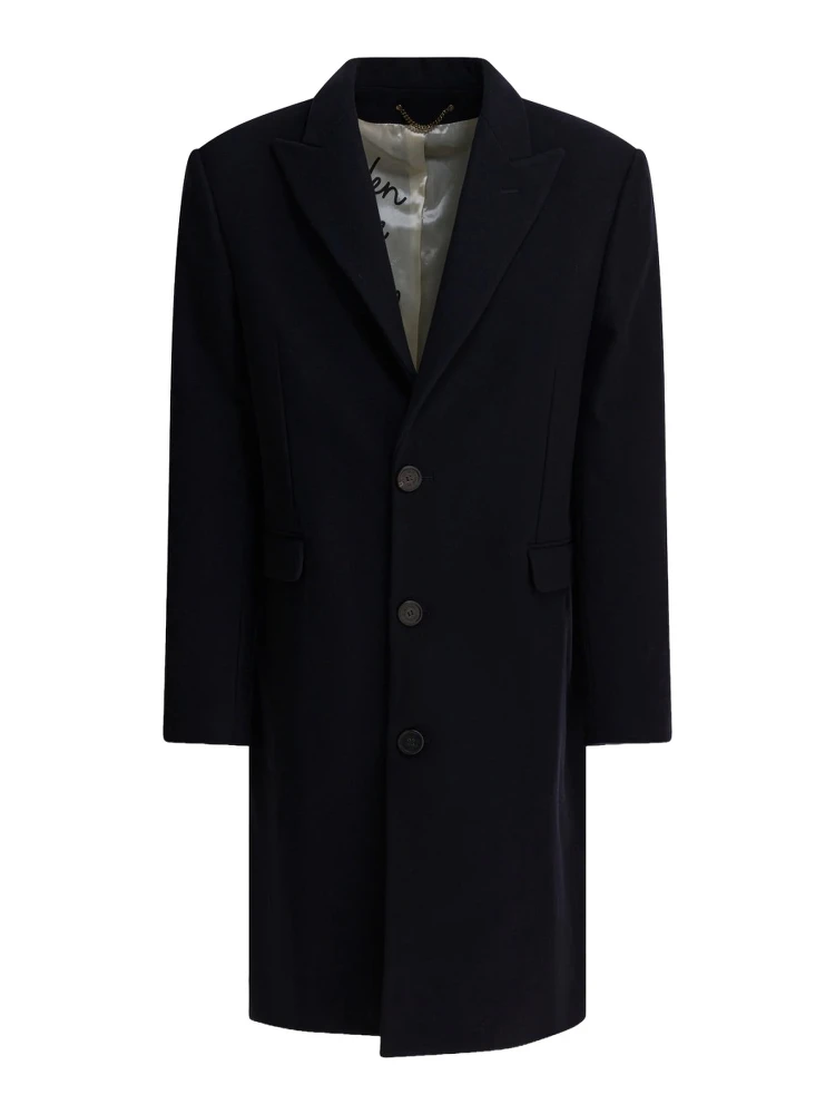 SINGLE-BREASTED WOOL COAT