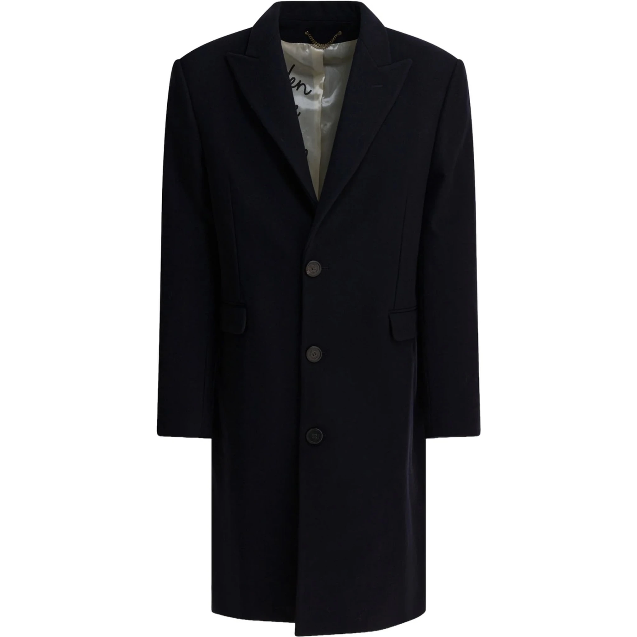 SINGLE-BREASTED WOOL COAT