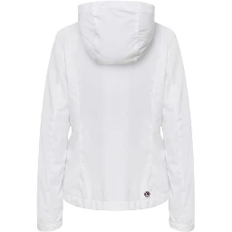 White Polyester Shell Jacket