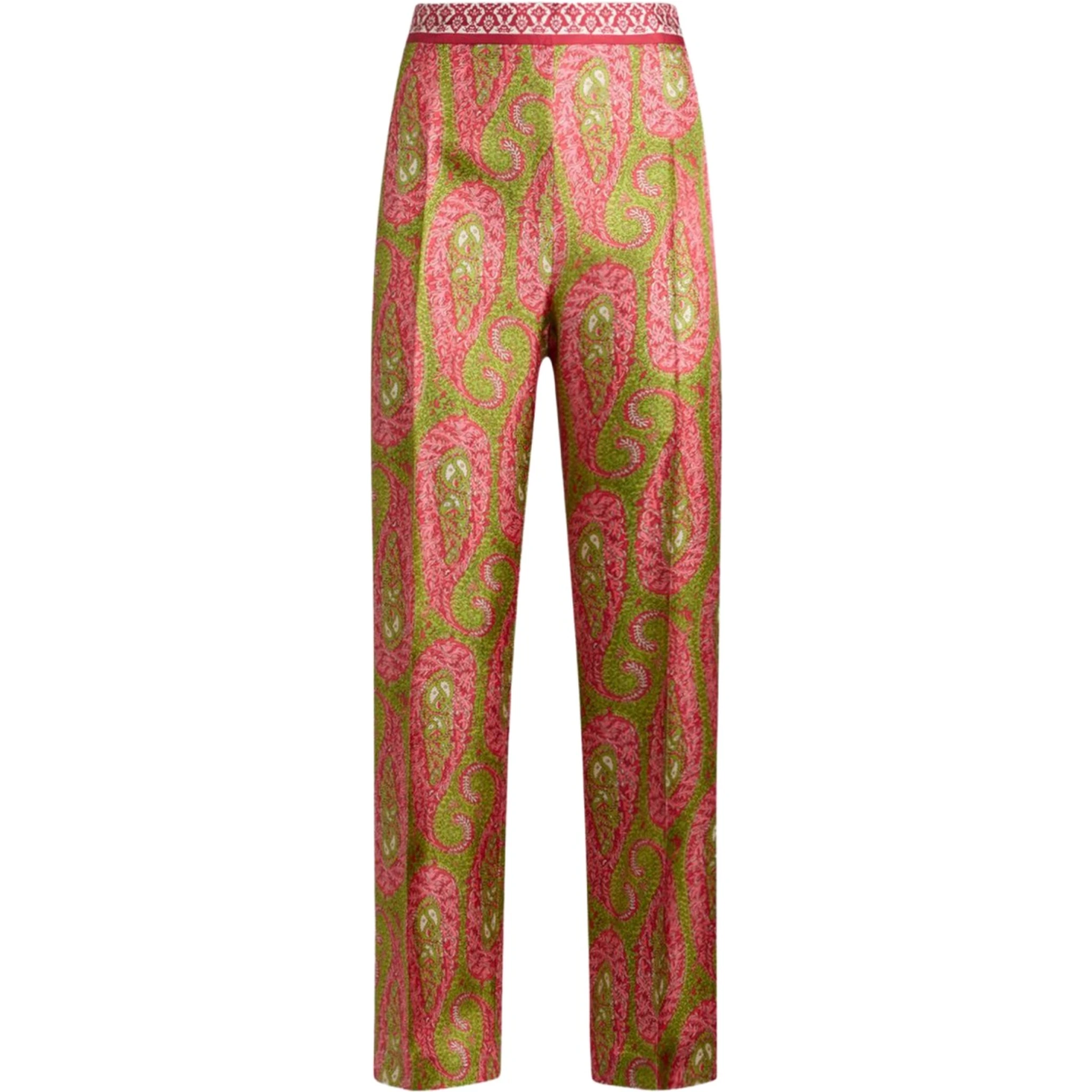 PAISLEY FOLIAGE "BOOTCUT" PANTS