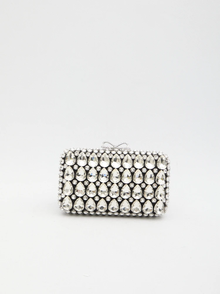 Crystal clutch bag