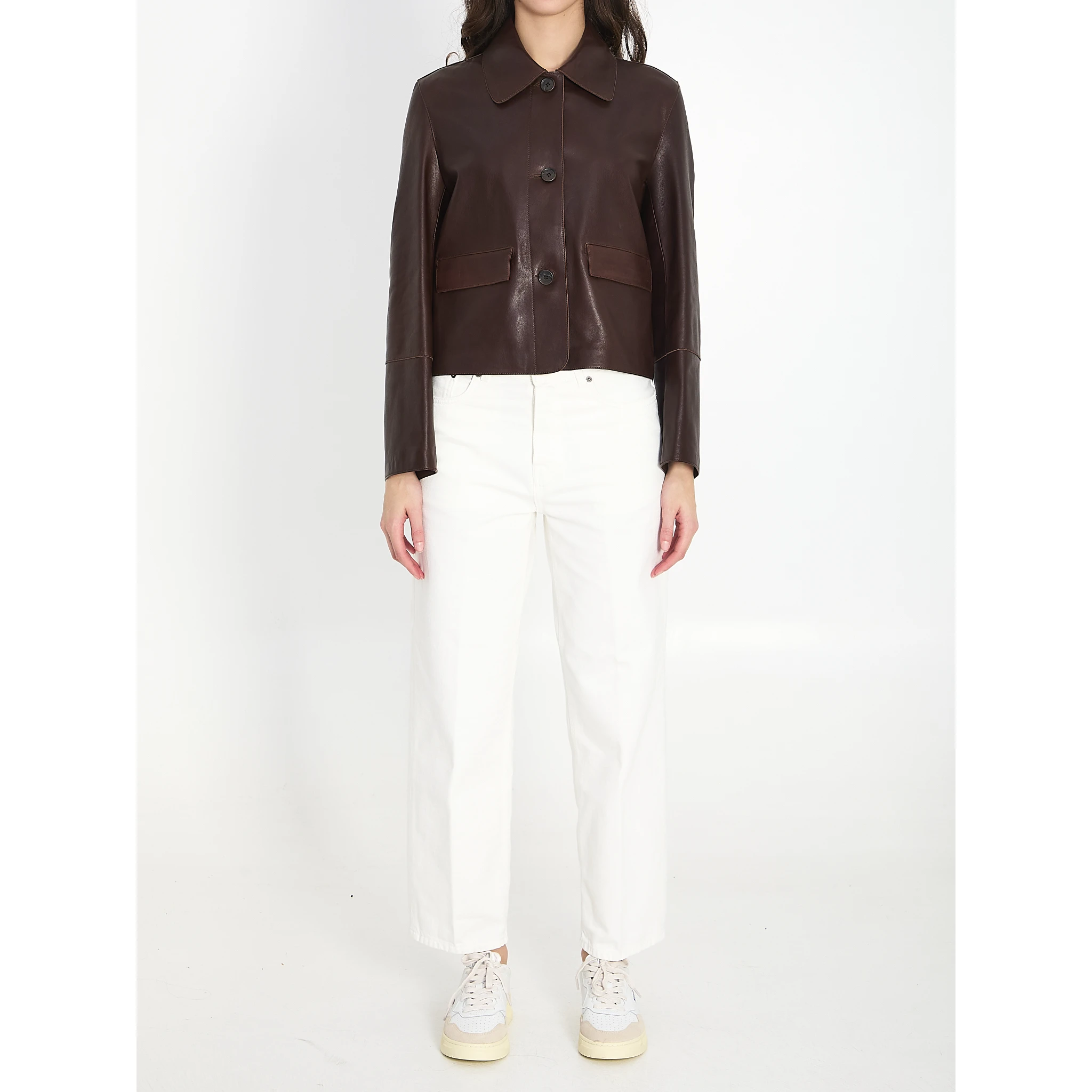 Fem vintage leather jacket