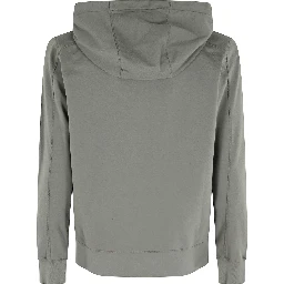 LIGHT FLEECE ZIP HOODED LENS SWEATSHIRT