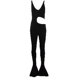 Black Viscose Jumpsuit
