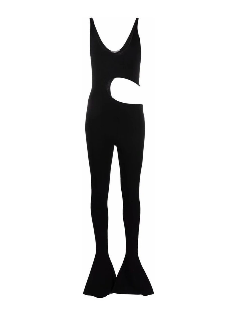 Black Viscose Jumpsuit