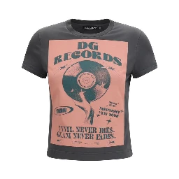 Gray Cotton T-Shirt