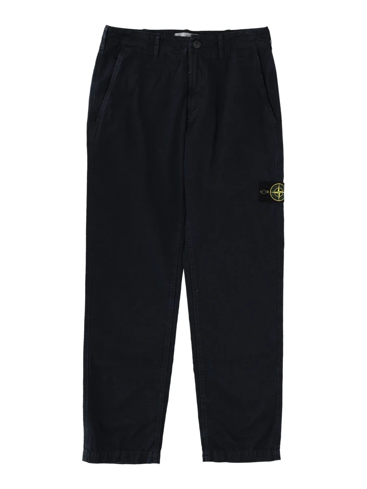 PANTS WITH LOGO PATCH