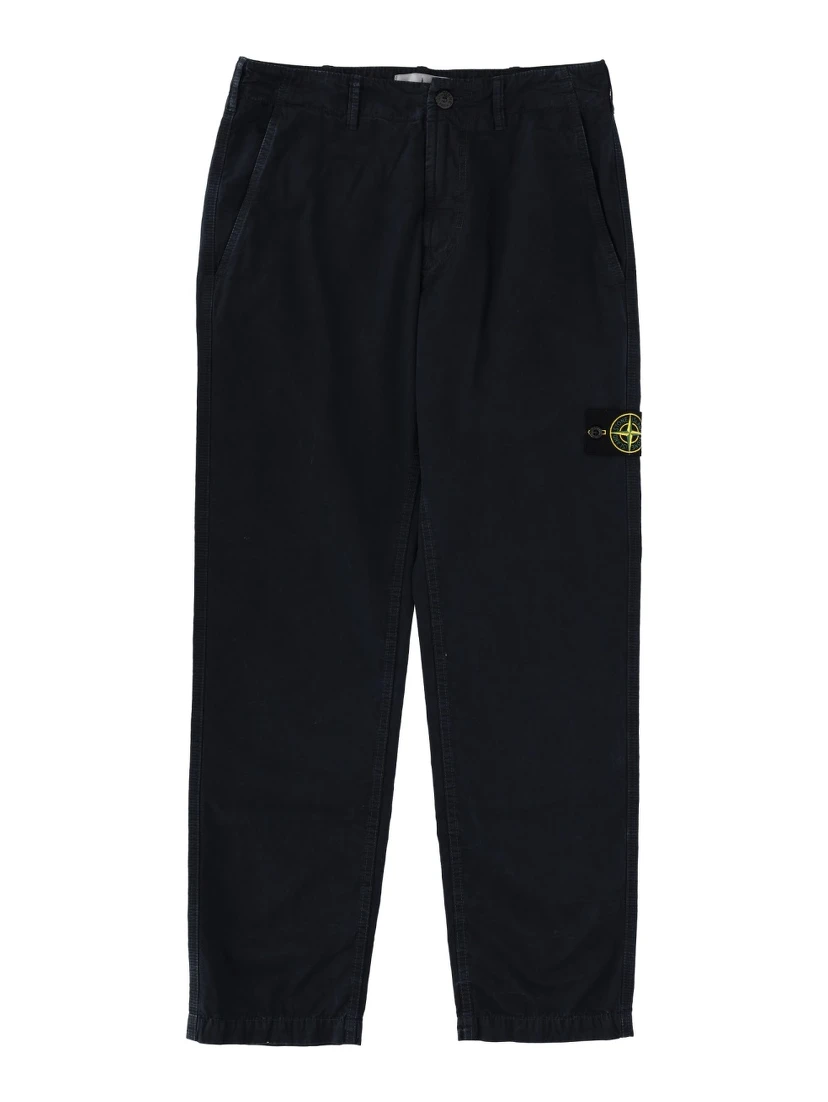 PANTS WITH LOGO PATCH