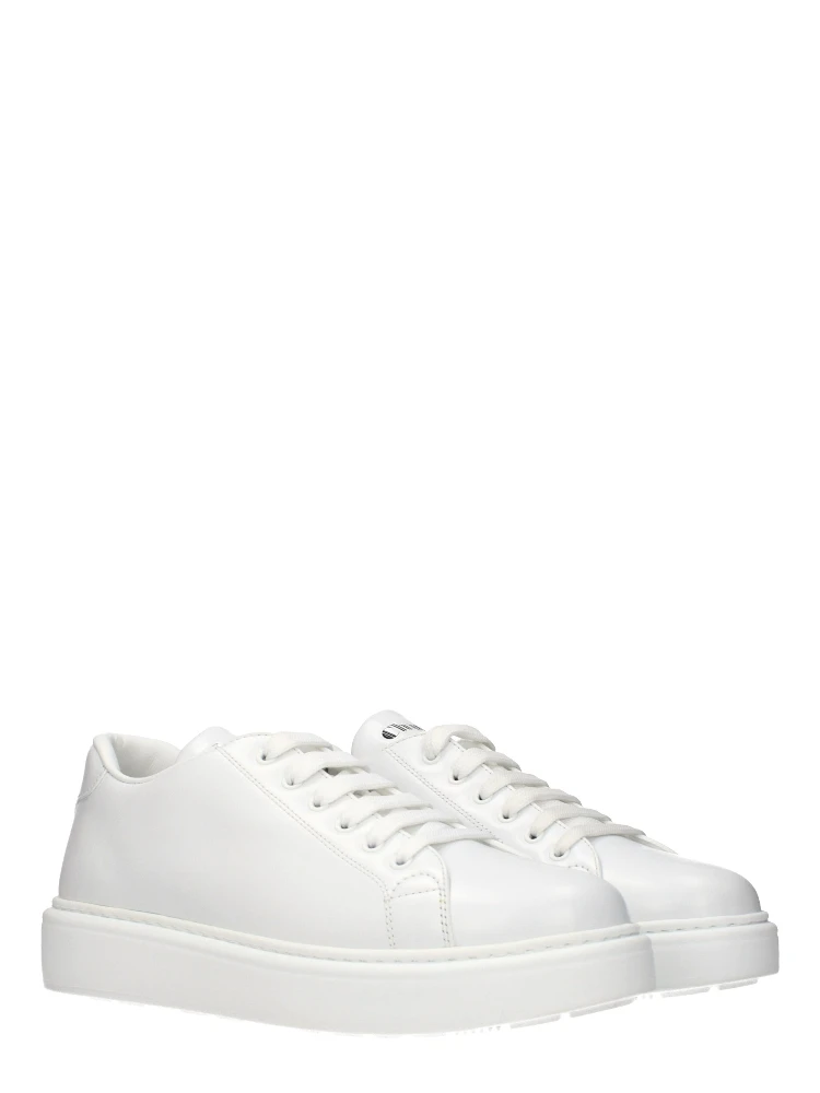 White Leather Low Top Sneakers alternative
