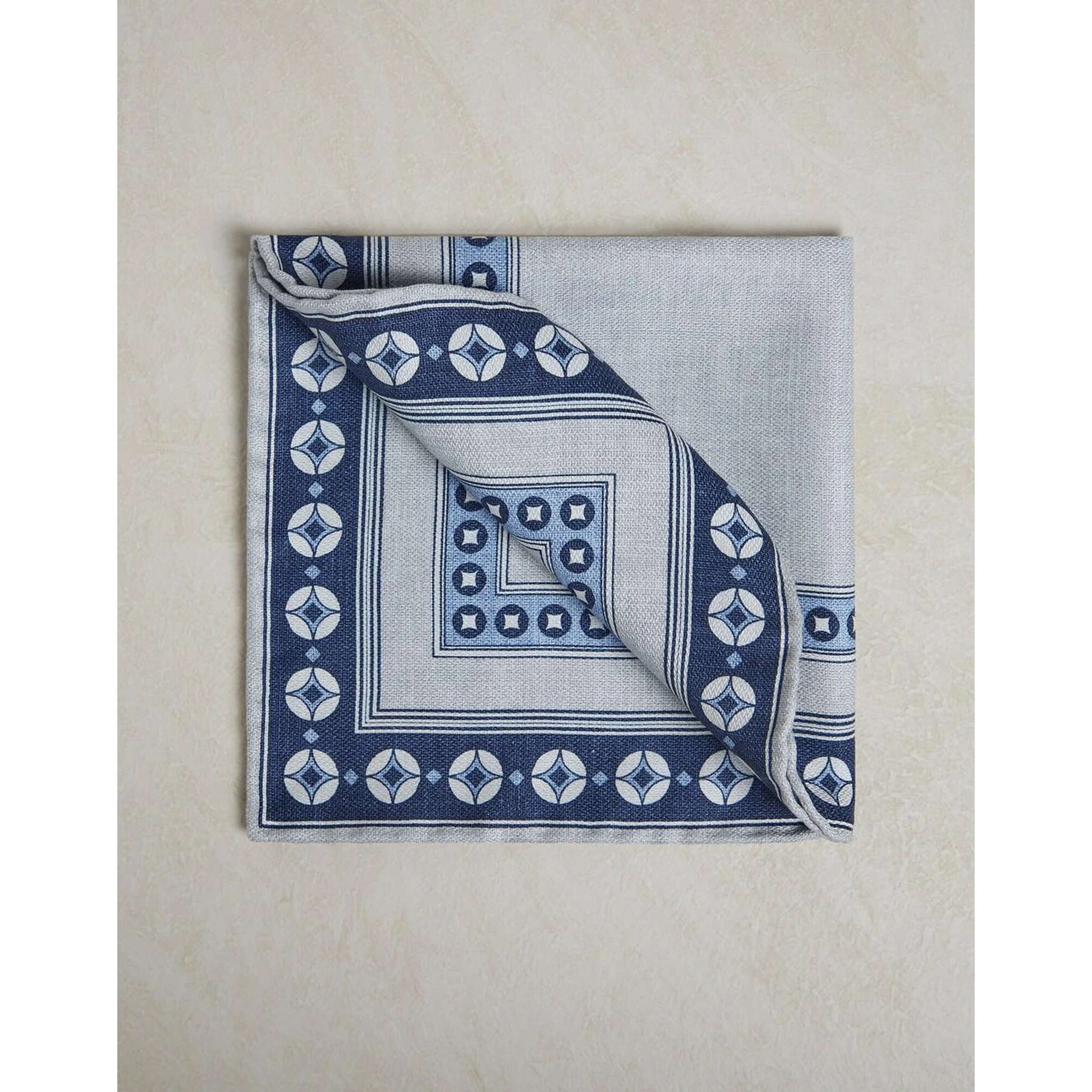 Bicolor Silk Pocket Square