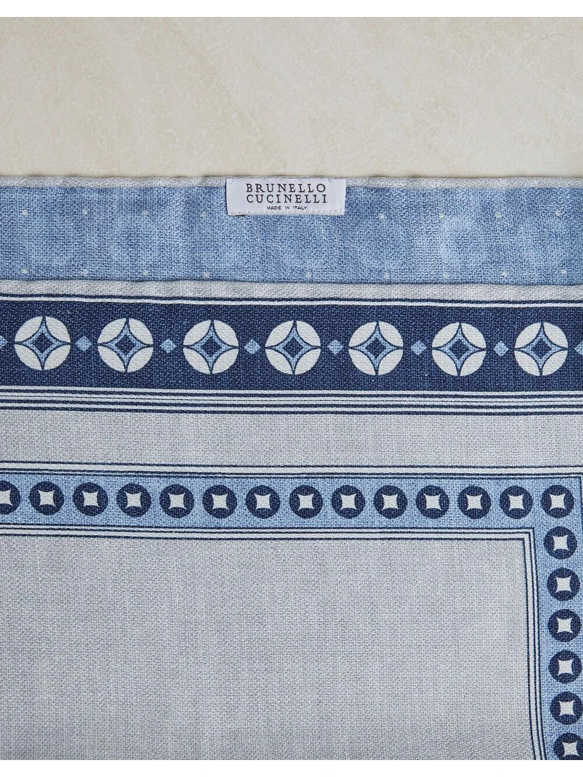 Bicolor Silk Pocket Square