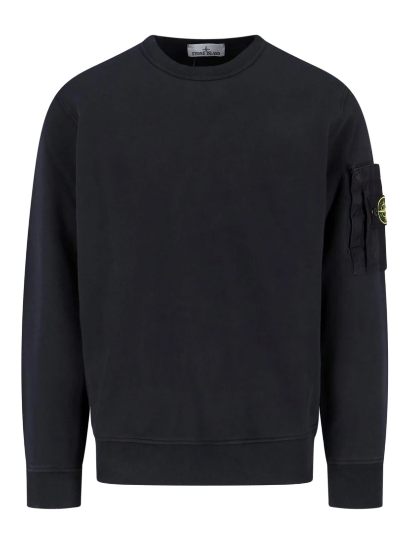 Stone Island Sweaters Black