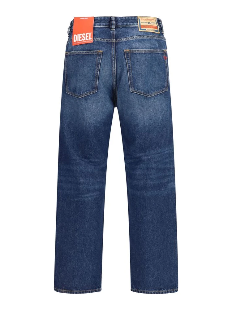 Blue Cotton Tapered Jeans alternative