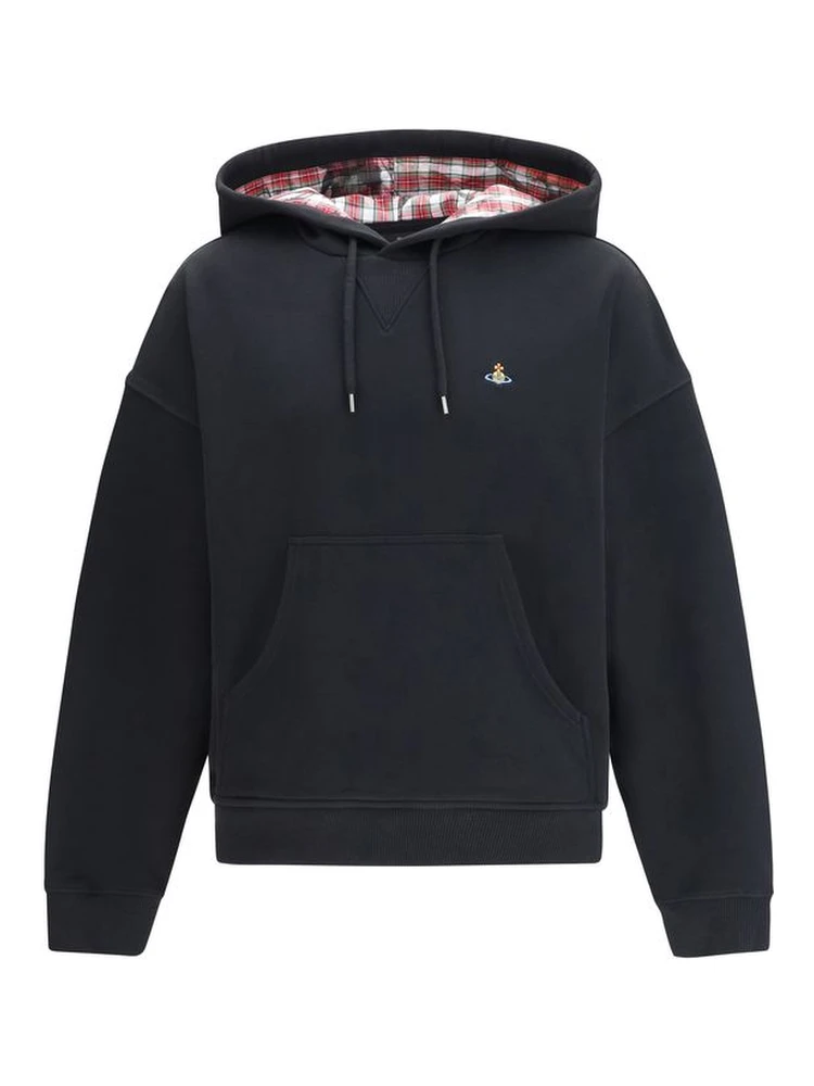 Black Cotton Sweatshirt