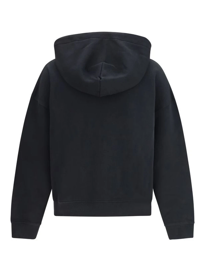 Black Cotton Sweatshirt