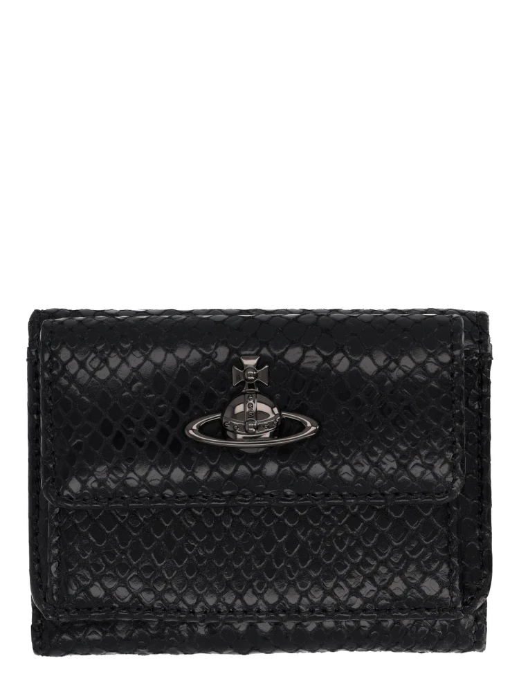 WALLET WITH "ORB" DETAIL