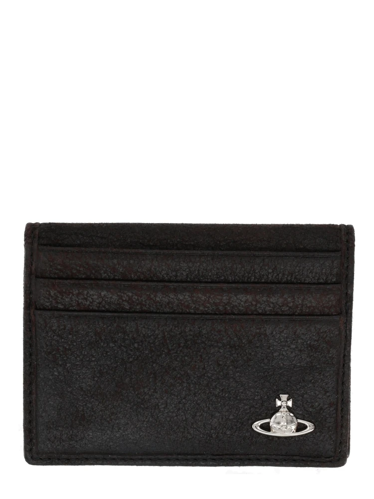 CARD HOLDER WITH "ORB" DETAIL