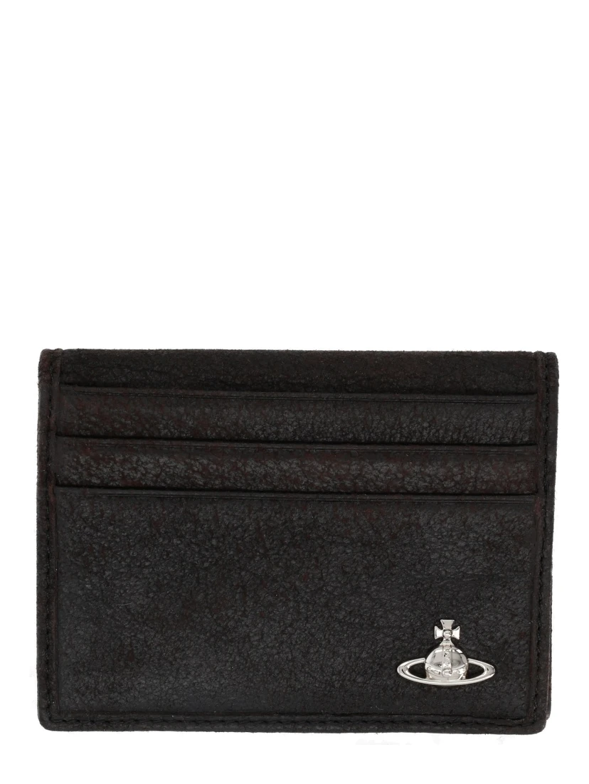 CARD HOLDER WITH "ORB" DETAIL