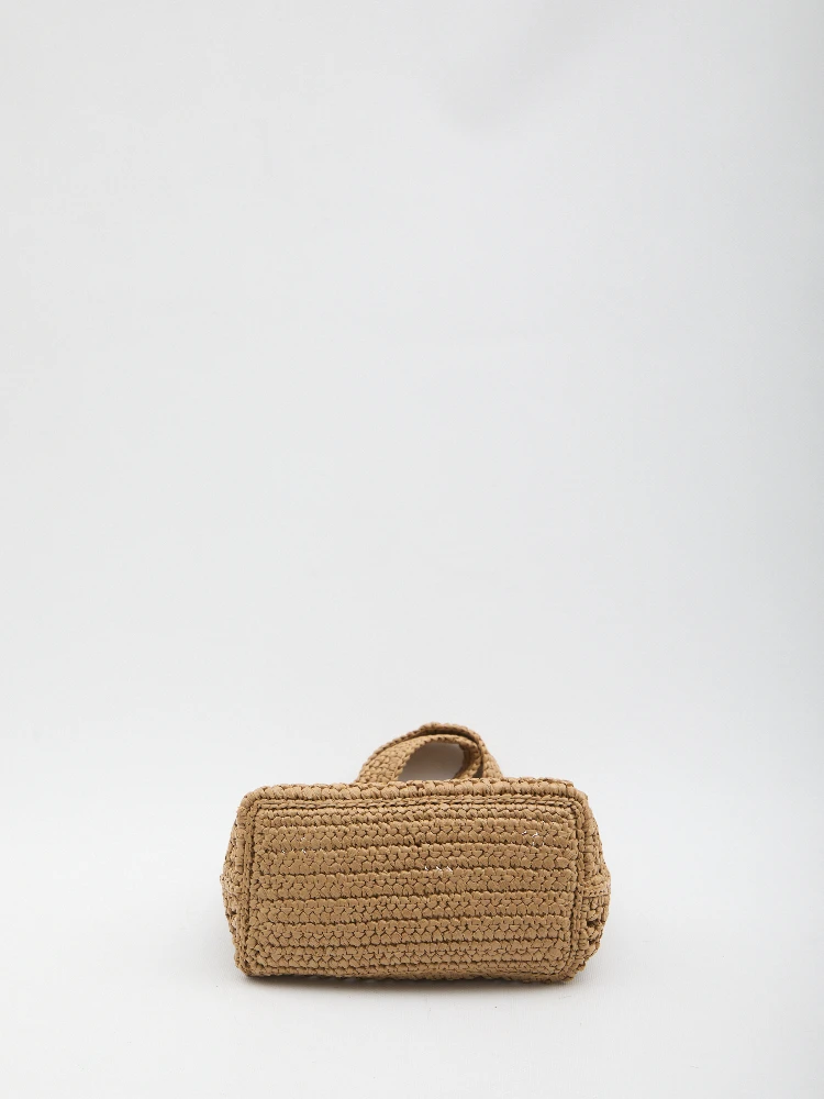 Raffia shopping bag small alternative