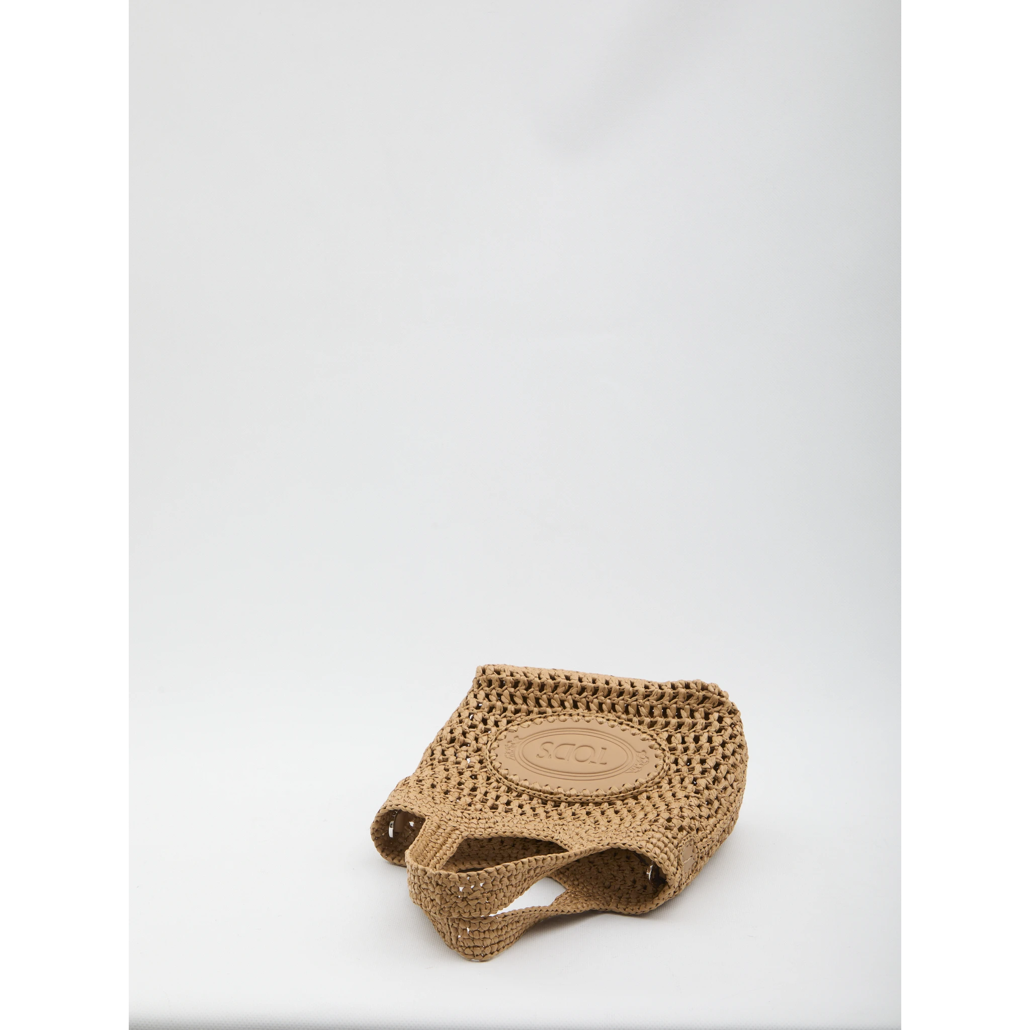 Raffia shopping bag small