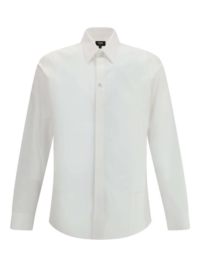 White Cotton Dress Shirt