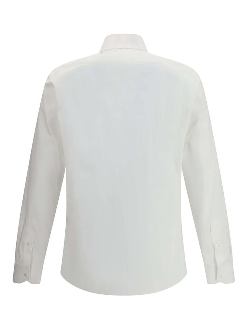 White Cotton Dress Shirt