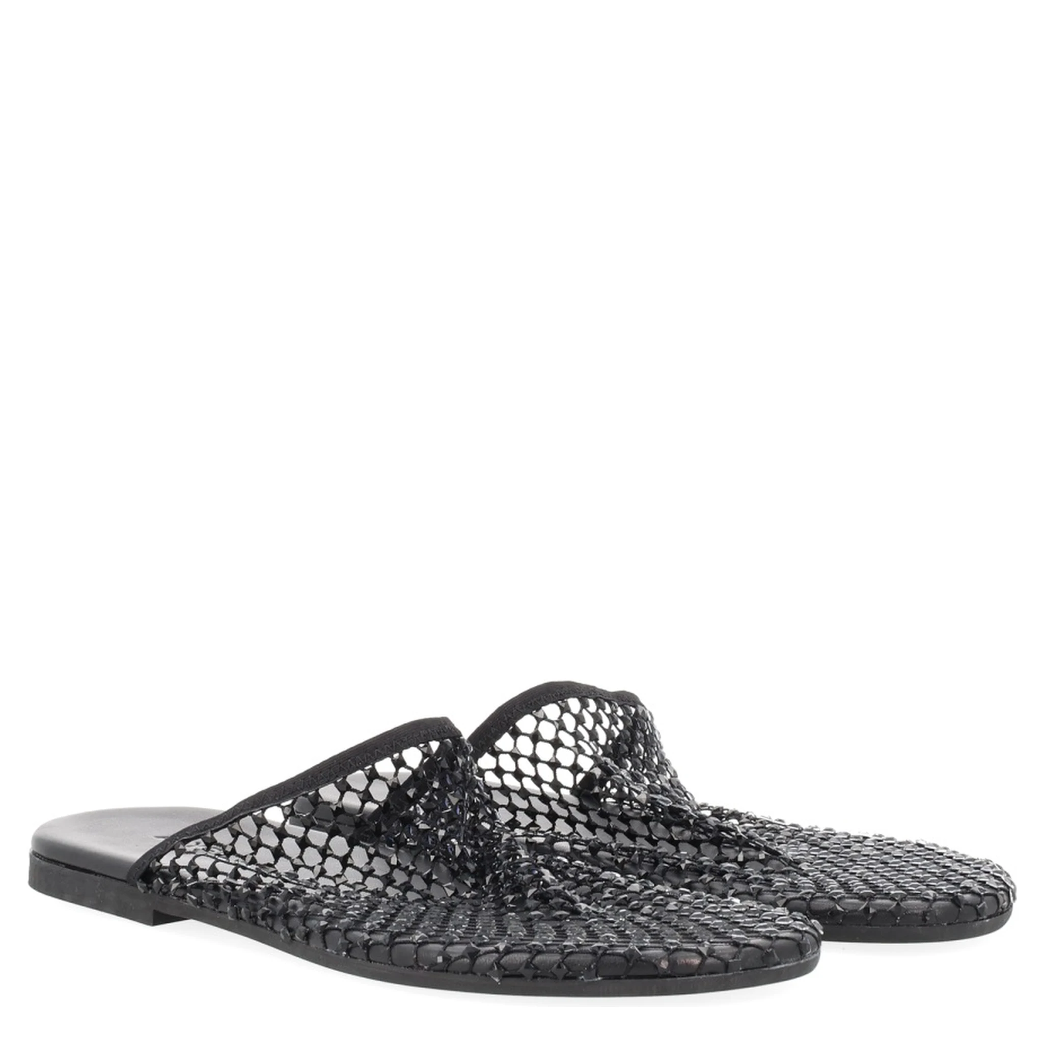 MULE SHOE WITH RHINESTONES