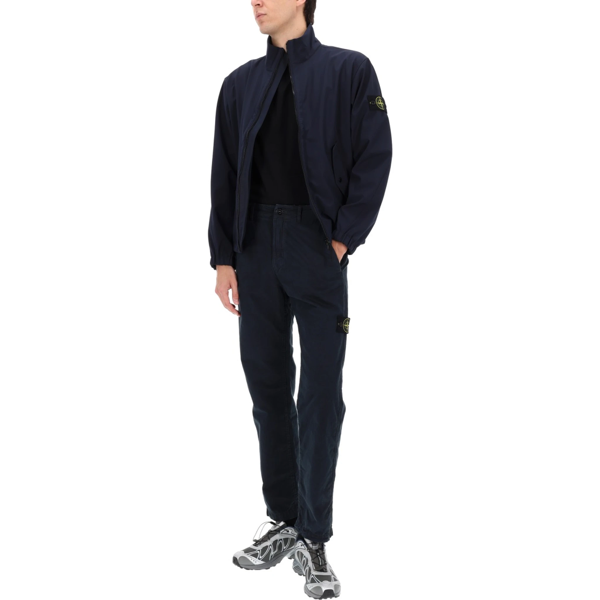 PANTS WITH LOGO PATCH