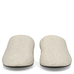 LEATHER SLIPPER WITH RHINESTONES
