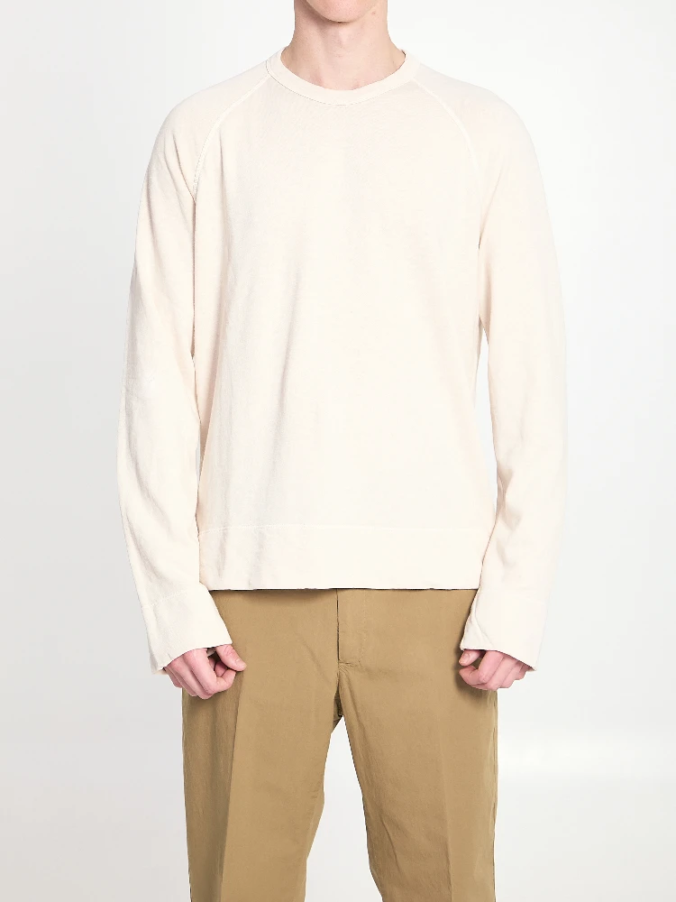 Cotton crewneck sweatshirt