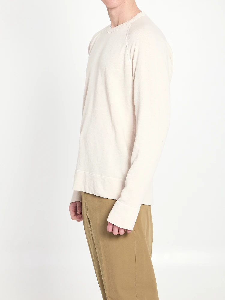 Cotton crewneck sweatshirt alternative